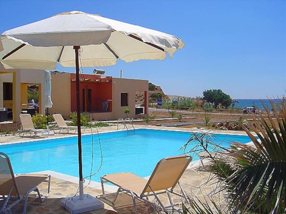 Appartamento Studio At Beautiful Beach Kouremenos Anevato Esterno foto